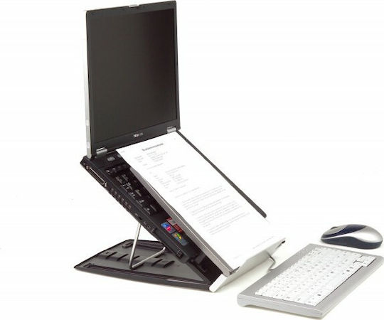 Bakker Elkhuizen Ergo-Q 330 Βάση Στήριξης για Laptop έως 17" Ασημί