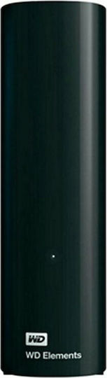 Western Digital Elements Desktop USB 3.0 External 3.5" HDD 4TB Black