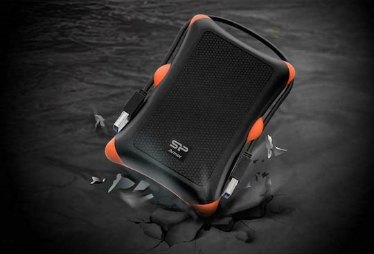 Silicon Power Armor A30 USB 3.0 External 2.5" HDD 2TB Black / Orange