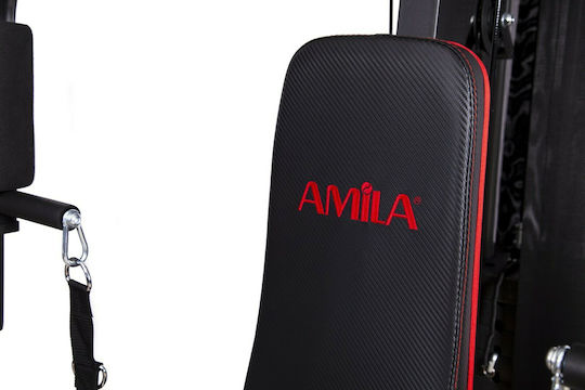 AMILA Home Gym Πολυόργανο Γυμναστικής με Βάρη 67kg