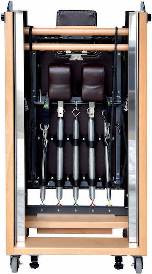 Alpha Pilates Wooden Folding Reformer Pilates-Bett