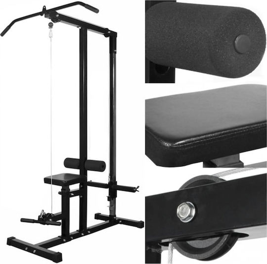 vidaXL Multi-Gym with Weights 57.5kg with Barbell and Dumbbells Set 60.5kg