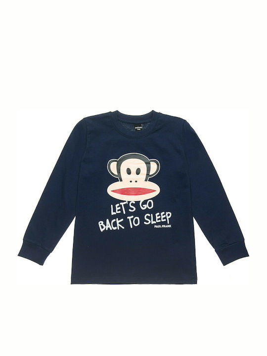 Alouette Paul Frank Set Top & Bottom Kids Winter Pyjamas Blue