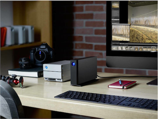 Lacie d2 Professional USB-C Externe HDD 8TB 3.5" Schwarz