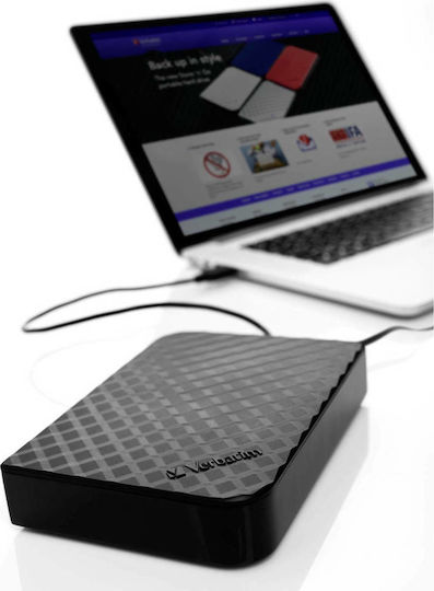 Verbatim Store 'n' Save USB 3.0 External 3.5" HDD 4TB Black