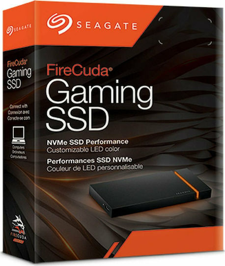 Seagate Firecuda Gaming SSD USB 3.2 / USB-C 500GB M.2 Черен