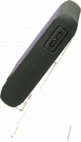 Transcend StoreJet 25H3P USB 3.0 External 2.5" HDD 1TB Purple