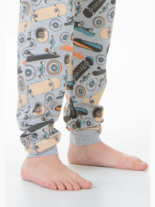 MEI Kids' Pajamas Winter Gray