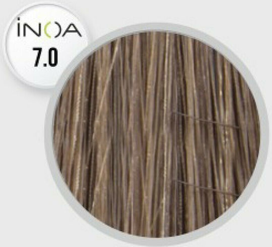 L'Oréal Professionnel Inoa Βαφή Μαλλιών Χωρίς Αμμωνία 7.0 Ξανθό Βαθιάς Κάλυψης 60ml