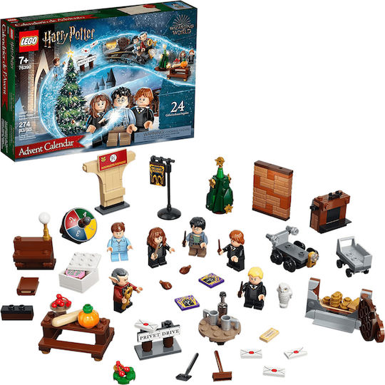 LEGO Calendar Advent Harry Potter Pentru 7+ Ani 274 Bucăți