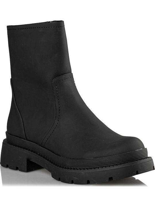 Slick Stiefeletten Damen Schwarz