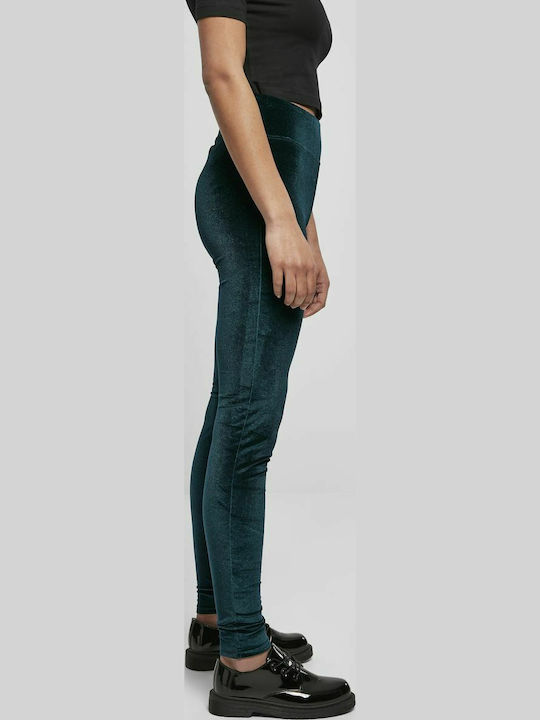 Женски Дълга легинси Високоталирани Teal