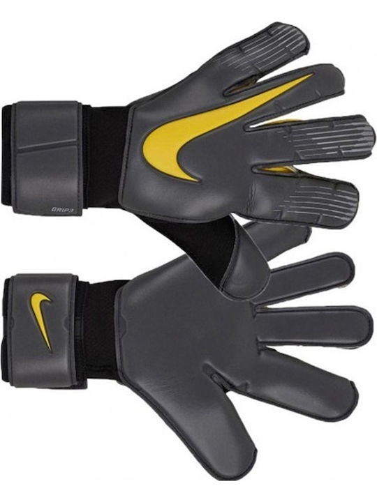 Nike Grip 3 Γάντια Τερματοφύλακα Ενηλίκων Μαύρα
