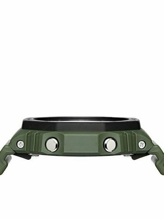 Casio G-Shock Men's Watch 46mm Battery with Rubber Strap Black/Green
