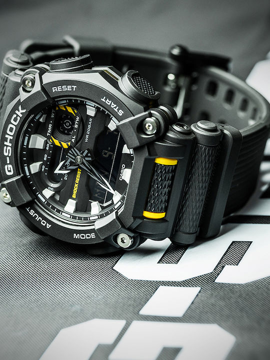 Casio G-shock Men's Watch 49.5mm Chronograph Battery with Black Rubber Strap