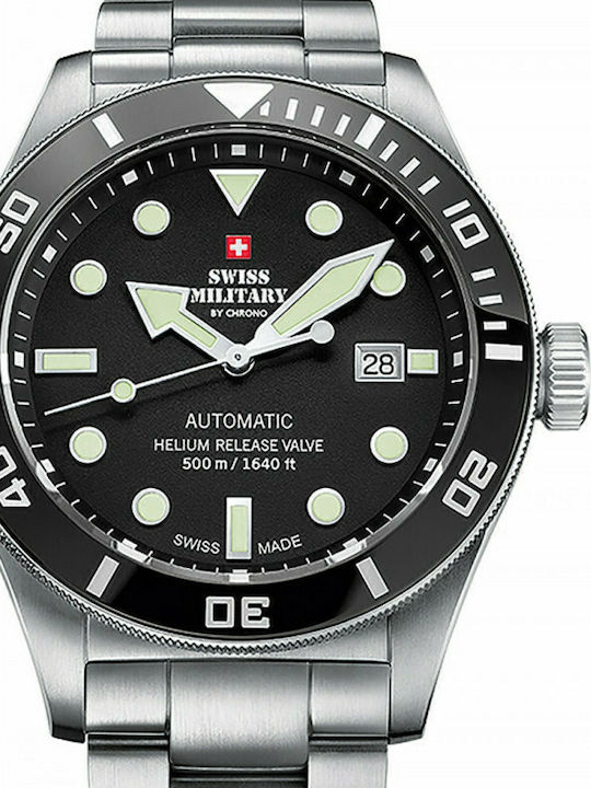 Swiss Military by Chrono Uhr Batterie mit Metallarmband Swiss Military by Chrono Uhr Batterie mit Metallarmband