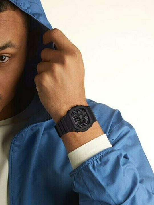 Casio G-Shock Digital Men's Watch 43.2mm Solar with Black Rubber Strap