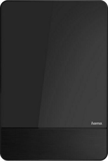 HAMA Performance 45 Indoor TV Antenna (with power supply) Black Connection via Coaxial Cable