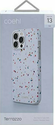 Uniq Coehl Terrazzo Protective Back Cover Silicone Natural White (iPhone 13 Pro) UNIQ-IP6.1PHYB(2021)-TEZWHT