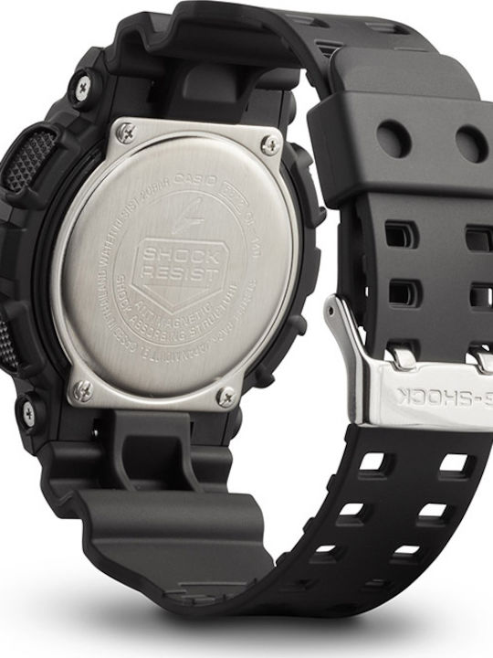 Casio G-shock Analog/Digital Men's Watch 51.2mm Chronograph Battery with Black Rubber Strap