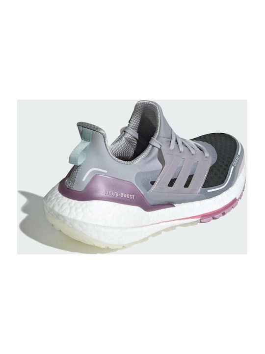Ultraboost 21 Cold.Rdy Sport Shoes Running Halo Silver / Ice Purple / Rose Tone