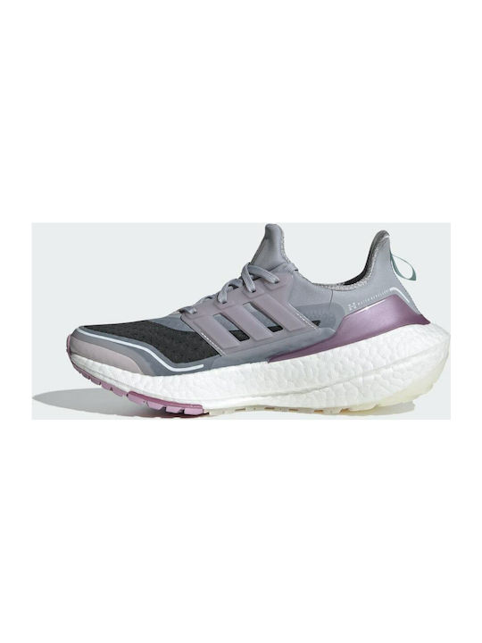 Ultraboost 21 Cold.Rdy Sport Shoes Running Halo Silver / Ice Purple / Rose Tone