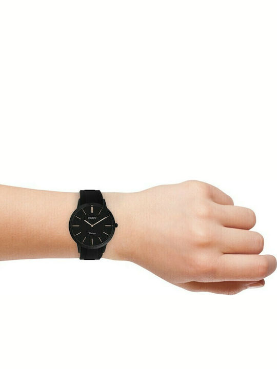 Oozoo Vintage Watch Battery with Rubber Strap