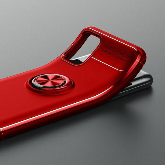 Ancus Autofocus Shockproof Umschlag Rückseite Kunststoff Rot (Galaxy A03s)
