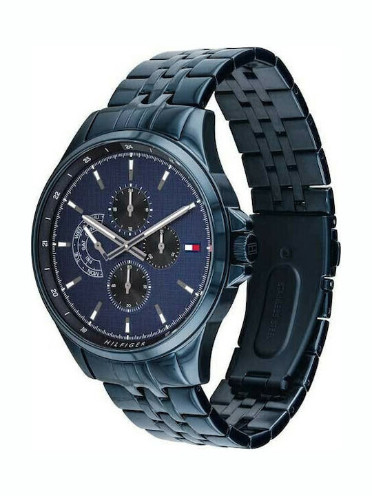 Tommy Hilfiger Shawn Ρολόι Μπαταρίας με Μεταλλικό Μπρασελέ