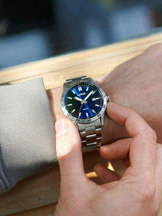 Lorus Sports Uhr Batterie mit Metallarmband