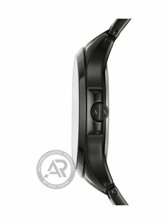 Armani Exchange Connected Hybrid Hampton Ceas Barbati 46mm Baterie Cu Brățară Din Oțel Inoxidabil Neagră