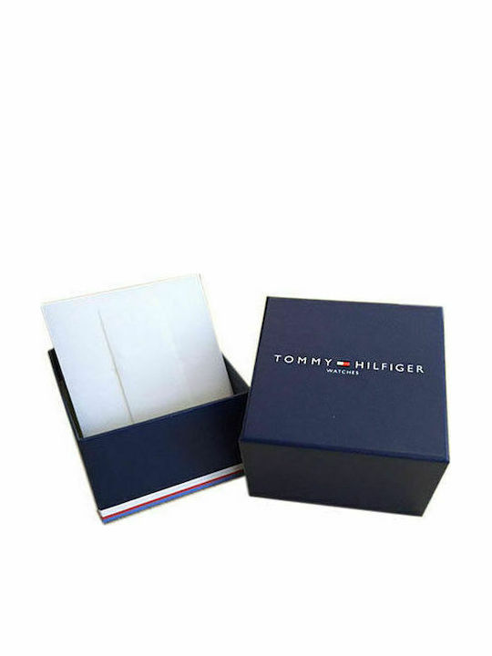 Tommy Hilfiger Mason Herrenuhr 45mm Chronograph Batterie mit Metallarmband