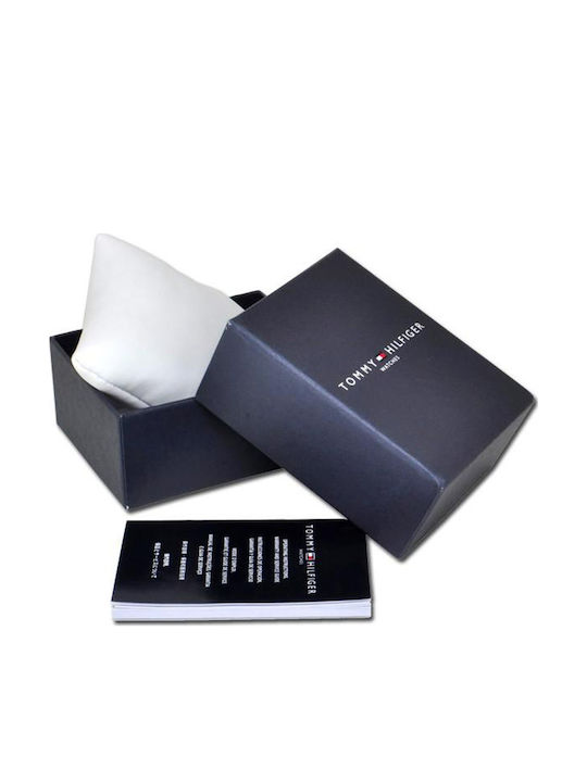 Tommy Hilfiger Harley Men's Watch 46mm Chronograph Battery with Black Leather Strap