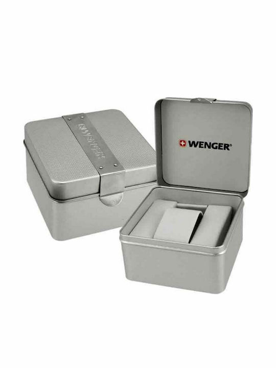 Seaforce Herrenuhr 43 mm mit Batterie in Silber