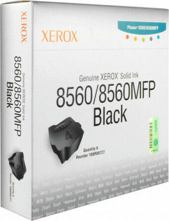 Xerox Original Pack of 6 InkJet Printer Inks Black (108R00727)