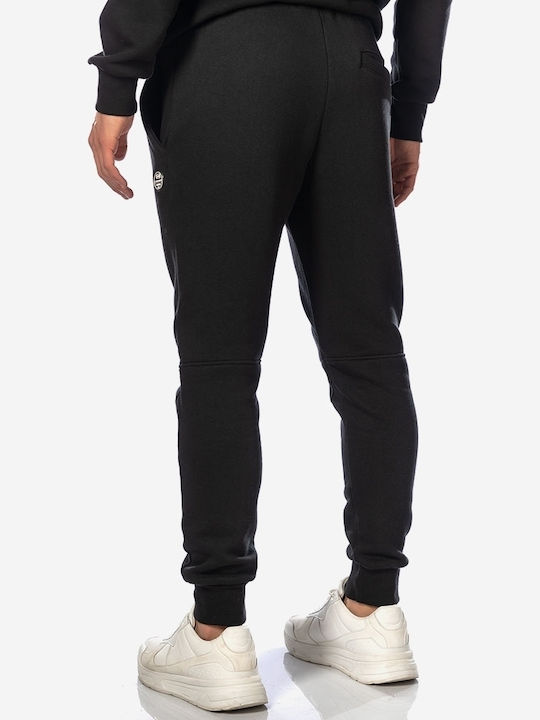 Camaro Men's Sweatpants with Rubber Black