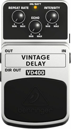 Behringer VD400 Pedals Effect Delay Electric Guitar, Electric Bass and Electroacoustic Instruments
