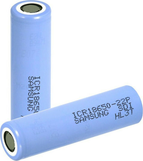 Samsung ICR18650 Επαναφορτιζόμενη Μπαταρία 18650 Li-ion 2200mAh 3.6V 1τμχ