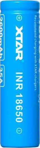 XTAR Επαναφορτιζόμενη Μπαταρία 18650 Li-ion 2600mAh 3.7V 1τμχ