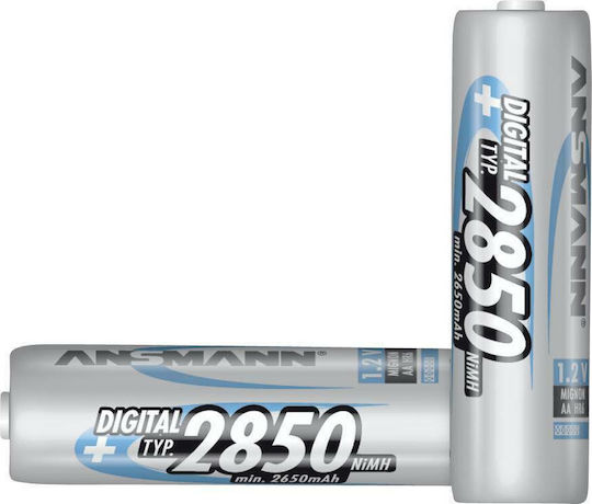 Ansmann Digital Επαναφορτιζόμενες Μπαταρίες AA Ni-MH 2850mAh 1.2V 2τμχ