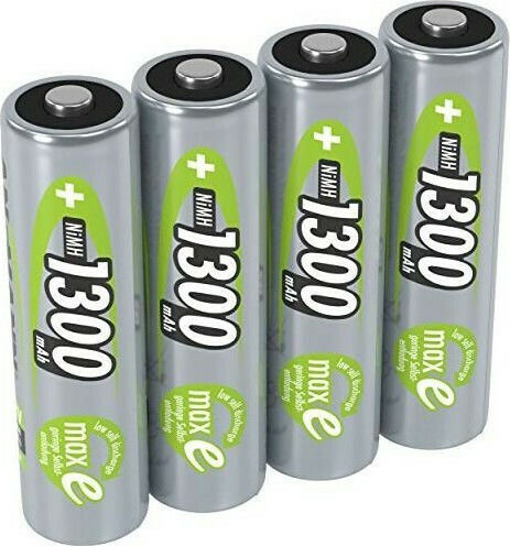 Ansmann Επαναφορτιζόμενες Μπαταρίες AA Ni-MH 1300mAh 1.2V 4τμχ
