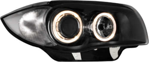 Depo Front Lights Angel Eyes for BMW E87 2004-2007
