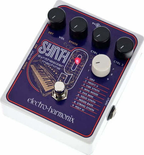 Electro-Harmonix SYNTH9 Machine Педал Ефект Синтезатор Електрическа китара и Електрически бас