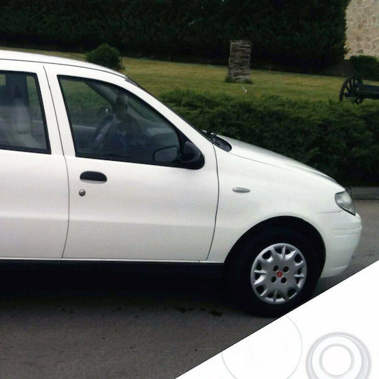 Croatia Cover Car Hubcap Set Fiat Punto I/Punto II/Albea/Panda with Fiat Emblem 13" 4pcs Silver