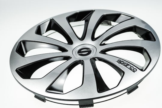 Sparco Σετ Τάσια Αυτοκινήτου Sicilia Pro 13" 4τμχ Μαύρο