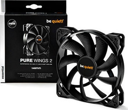 Be Quiet Pure Wings 2 Case Fan 140mm (1000rpm / 61.2cfm) Χωρίς Led Φωτισμό και Σύνδεση 4-Pin PWM