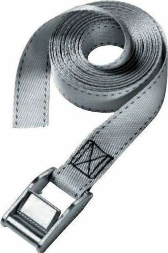 Master Lock Curea 500x2.5cm cu curele de bagaje auto cu cataramă Gri 1buc