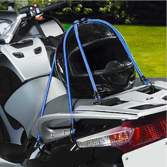 Master Lock Car Luggage Elastric Strap Blue 120cm 2pcs