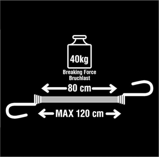 Master Lock Χταπόδι Αυτοκινήτου 80cm 4τμχ Πράσινο