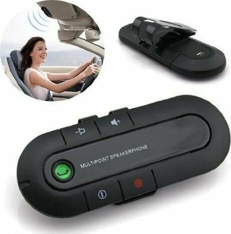 Carpower Bluetooth Autoturism V3.0 Handsfree pentru Parbriz (Port de încărcare USB)